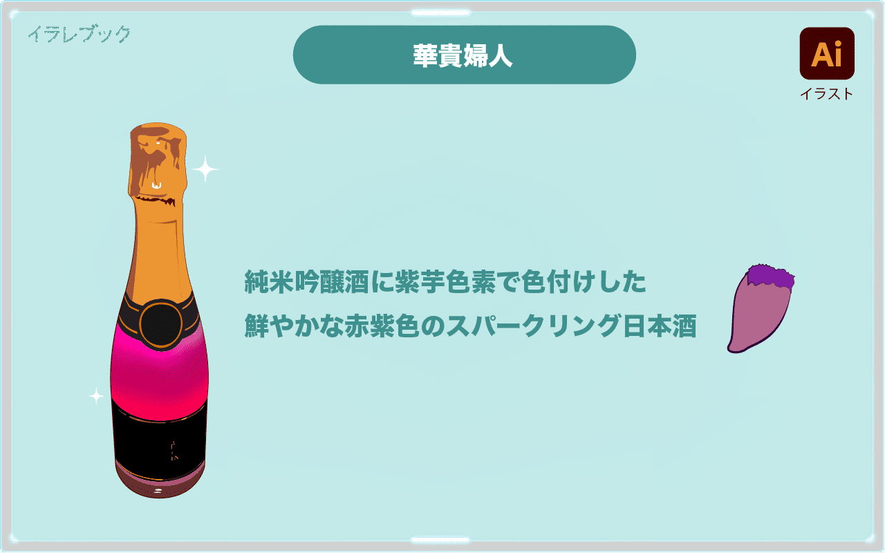 イラレブック さつまいも 実 肉色 まで紫なさつまいもの品種は11種類 沖縄県の 紅いもタルト の他 鳥取県ではピンク色のスパークリング日本酒 華貴婦人 も紫芋で作られている 天然のショッキングピンクで甘い味 紫芋