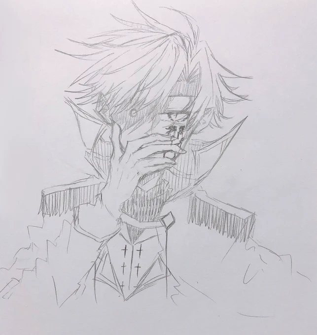 本アカであまり絵をあげてない気がするので他の垢に載せた落描き落としとくね 