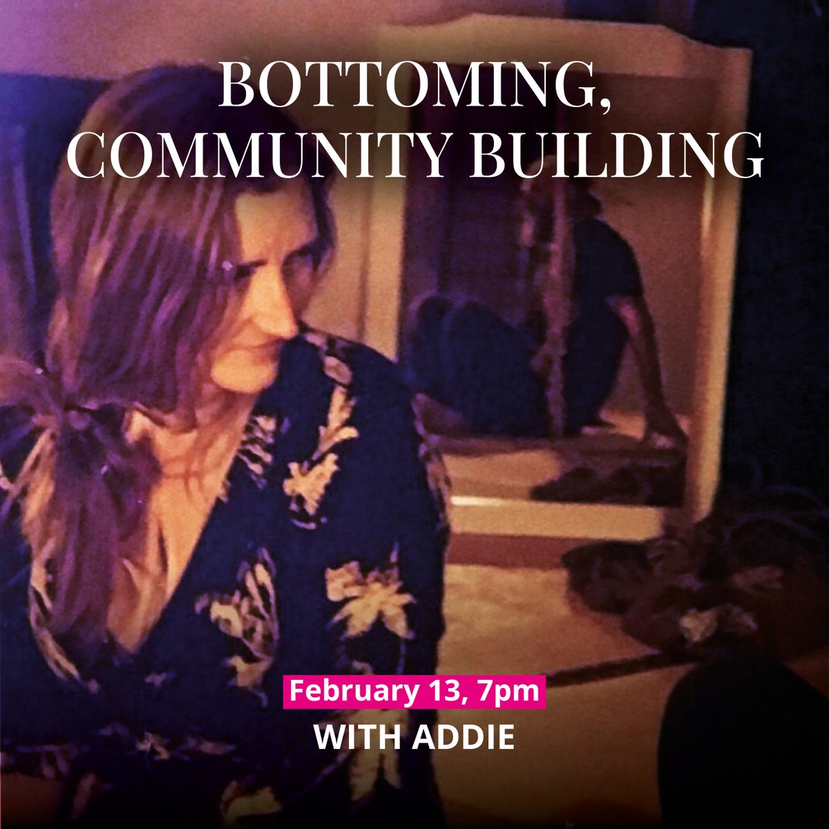 Great news, rope aficionadxs! We will be hosting 2 entire new series and a bottoming/community building class with Addie and Barkas. 
And: we are giving away 2 big fat scholarships for LGBTQIA+ and/or BiPoC people. 
Tix &amp; infos: karada-house.de/addie-barkas