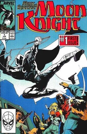 BaileysPodcasts's tweet image. Next up were four books I’m filing under both #PodcastingHomework &amp;amp; #ReadingTheBooksThatIKept. 

Chuck Dixon’s run on Marc Spector: Moon Knight was something I kept from the great purge of 2019. Because of an upcoming crossover I am part of I began reading it.