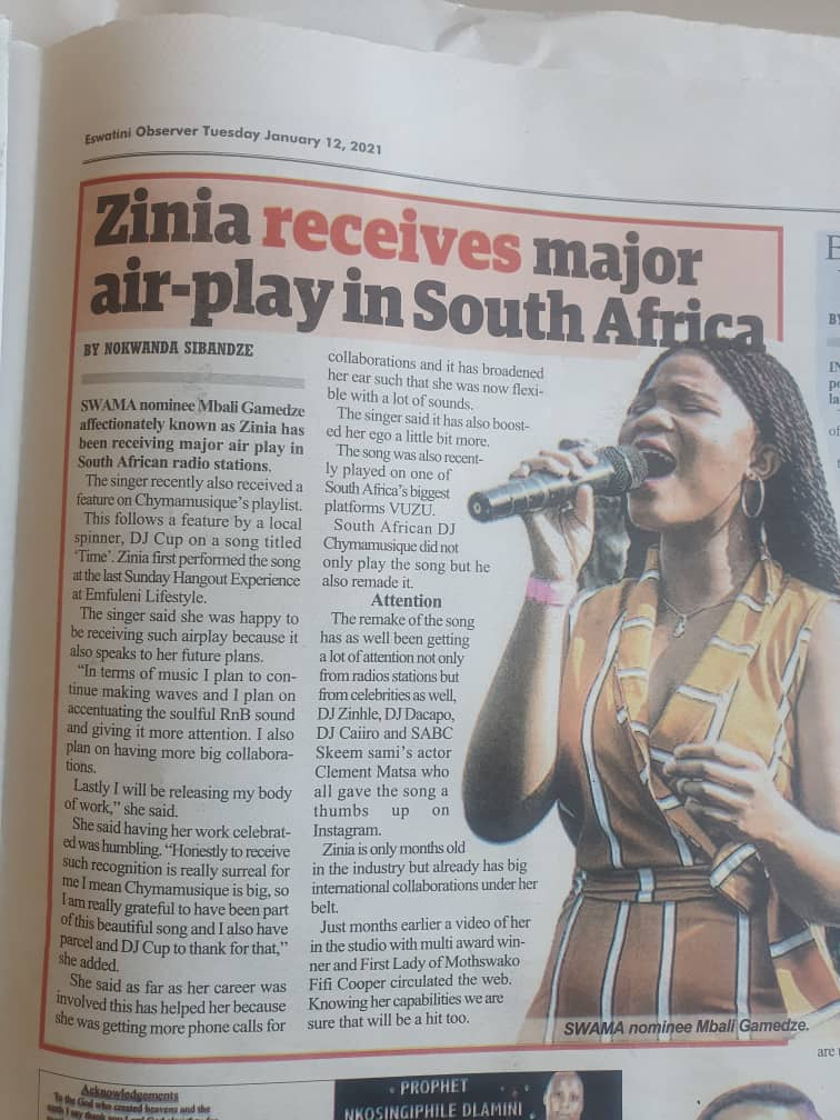 #TiniTwitter  S/O <a href="/Chymamusique/">Chymamusique</a> <a href="/DeejayCup/">Deejay Cup</a> we made the news #Time