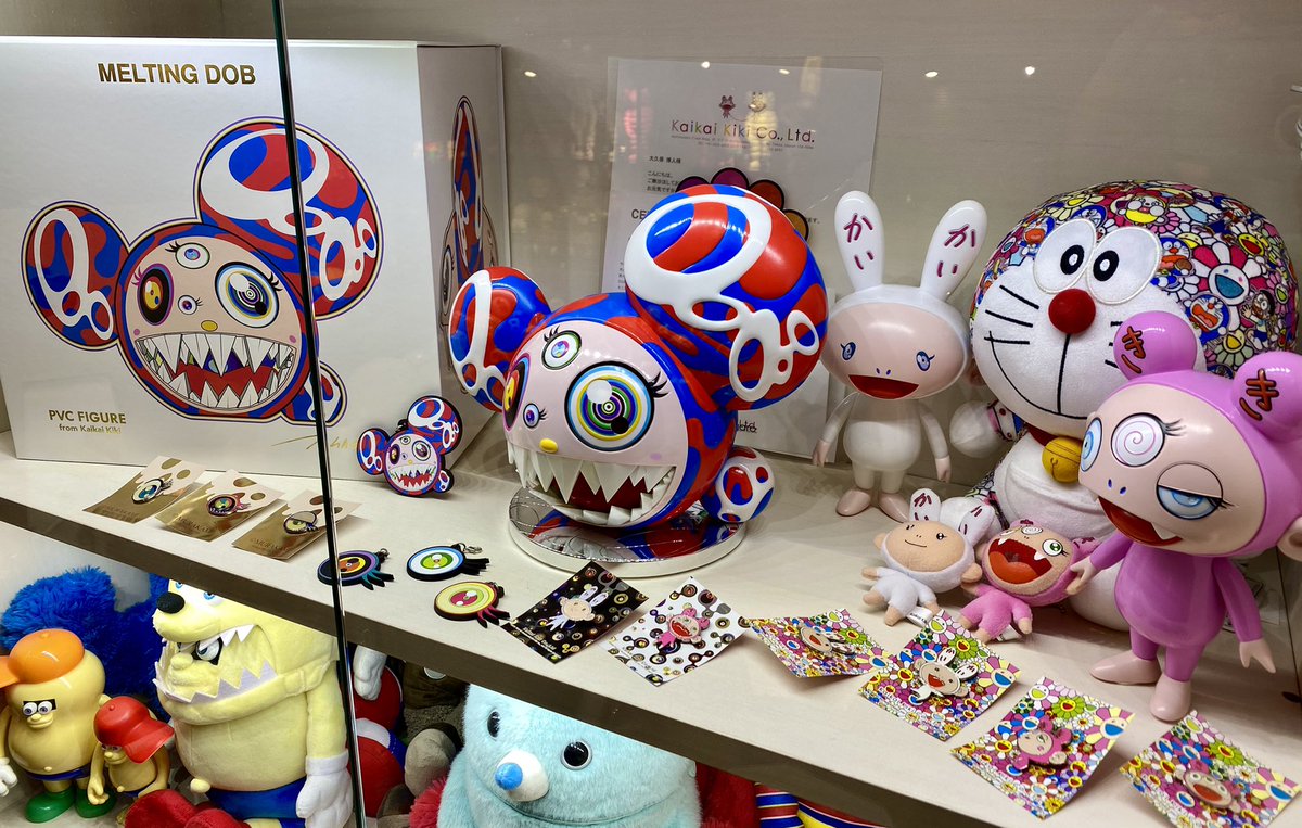 村上隆さんから素敵過ぎる新作ソフビ”MELTING DOB”君を戴きました