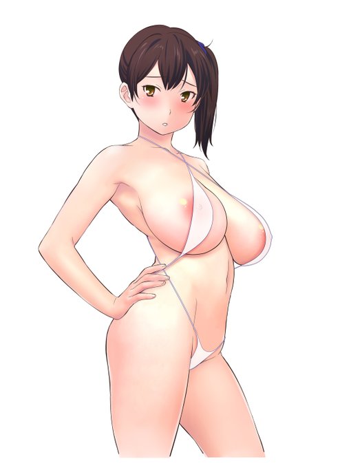 #くそ寒いので水着絵を貼る 