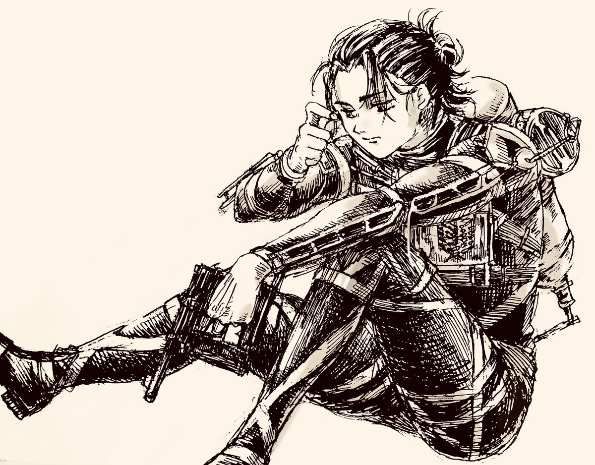 #進撃の巨人
#ErenJaeger 
#attackontitan
エレン描いた 