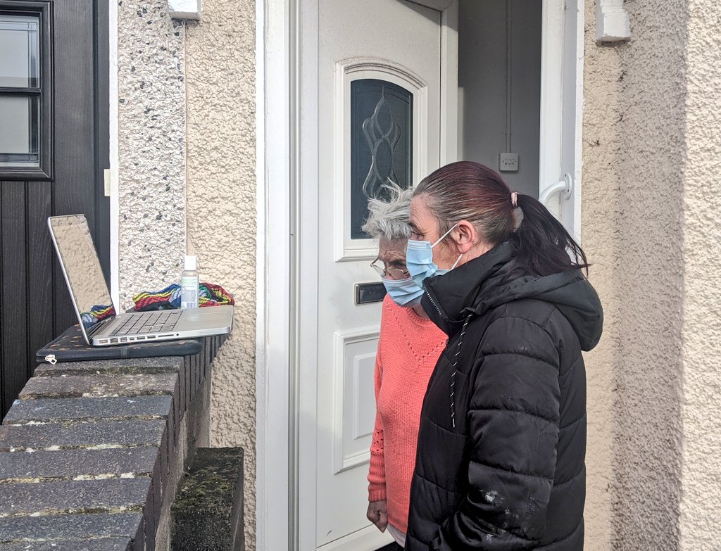 CaelainnH's tweet photo. This is how an 82-year-old mother sent to Tuam had to watch the Irish government's announcement to survivors of the mother and baby institutions. They were told to take time to read the report. But Rose has no way to access it. She wants a copy in her hands. She wants justice. https://t.co/Vk9bMFL7Tp