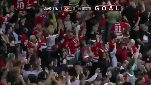  No Look Between the Legs Goal 

Happy birthday, Marian Hossa. 