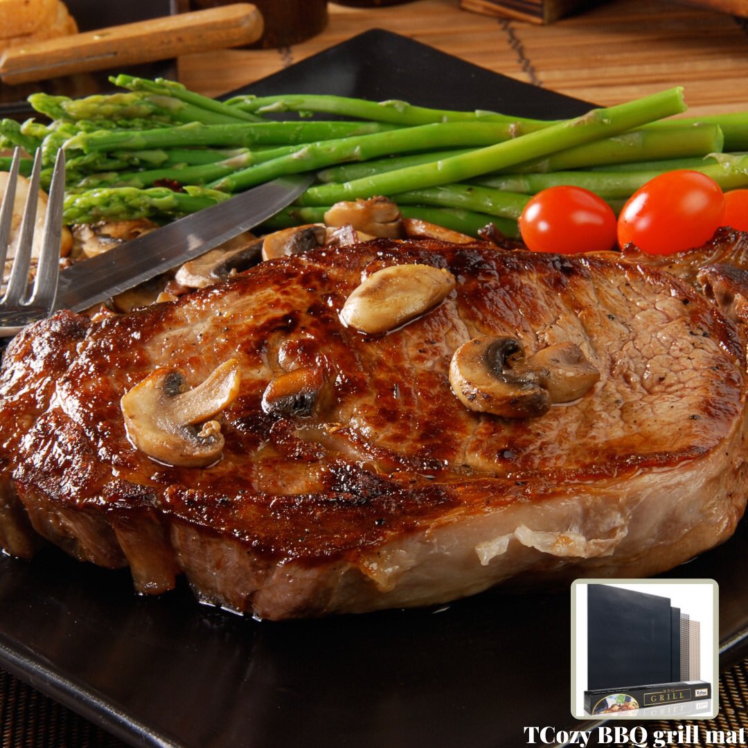 TracyNg92279638's tweet photo. GRILL BEEF STEAK - TCozy Nonstick BBQ Grill Mats Meshes - Nonstick - Easy clean - FDA approved - AMAZON’s CHOICE
.
https://t.co/muH9TGb0St
.
#bbqgrillbeef #grillbeefsteak #grillingbeef #grillsteaks #bbqbeefsteak #bbqgrillmat #tcozybbqgrillmat #holidaygiftideas https://t.co/4y4pQTPN9V