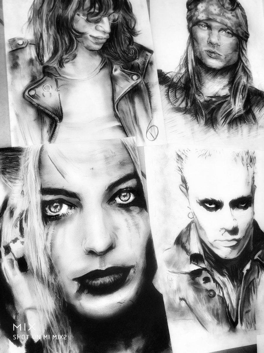 TiberiDd's tweet photo. ✍️ART Black &amp; White
#artist #art #drawings #blackandwhite #ramones #GunsNRoses #HarleyQuinn #theprodigy #ArtLovers #gallery https://t.co/RkegGkFPJj