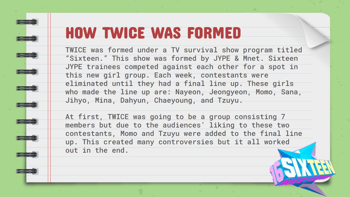 Who is TWICE?— a thread of slides/presentation for school project