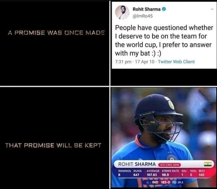 pedressiii_'s tweet photo. Hitman💥❤️🤙
@ImRo45
#ICC #ICCWC19 #RohitSharma https://t.co/WrGpxrJ2Bc