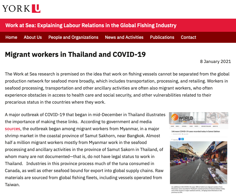 work_at_sea's tweet photo. #MigrantWorkers in #Thailand &amp; #COVID19 
— #WorkatSea Blog

Read here: https://t.co/RGaYnnKzcD

#fisheries #safeoceans #fisheriesmanagement #humanrightsatsea #commercialfishingnews #fishingindustry #Myanmar #migrantlabour https://t.co/1KS2bMRBuf