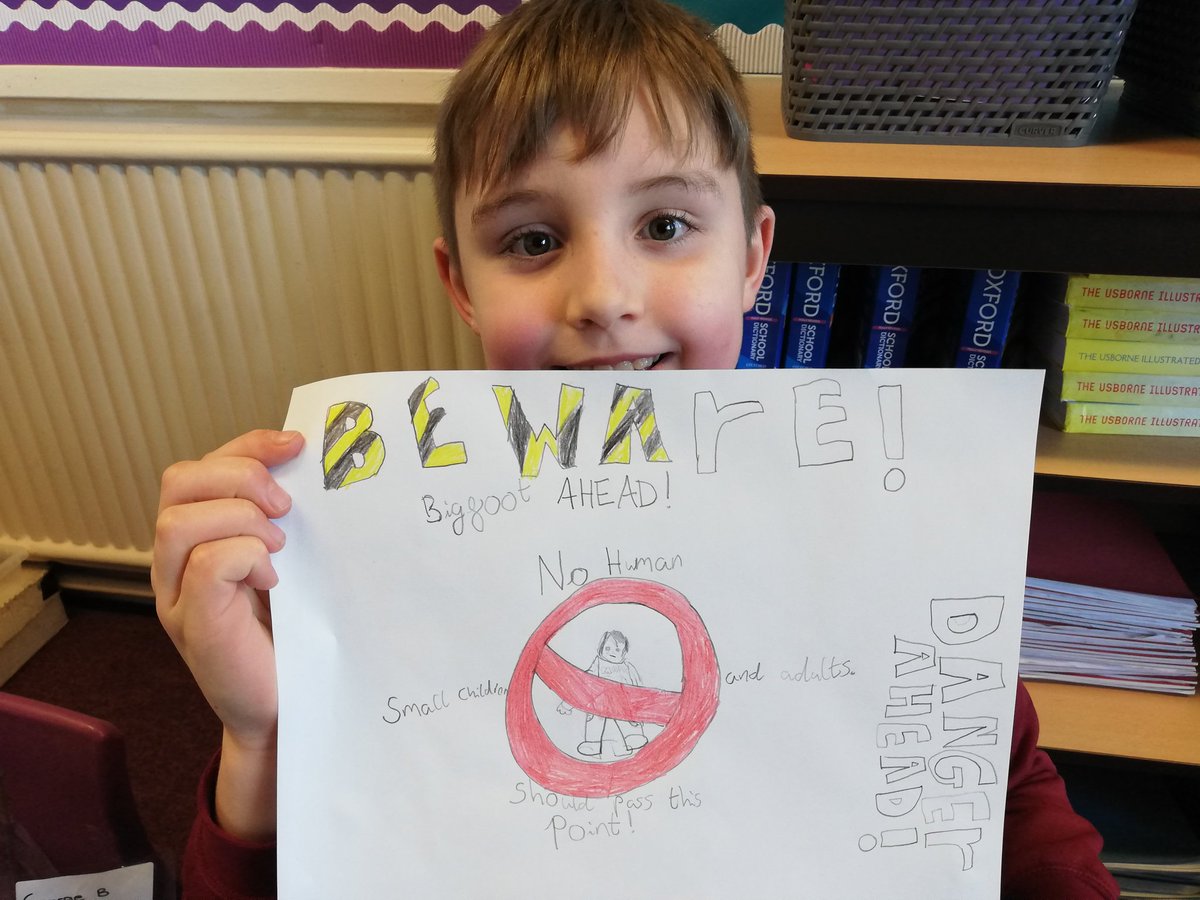 CarrJuniorYork's tweet photo. #CarrYear4 Beware Monster Posters this afternoon! #carrstars https://t.co/s3TfCqotiN