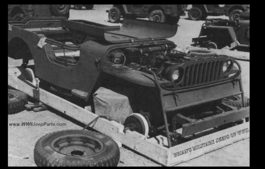 The Jeep was a brilliant design that could be modularized and broken down in a way that it could ship in standard sized crates. It then could be quickly snapped together on another continent. (Imagine all the creative ways we could distribute vaccines!)