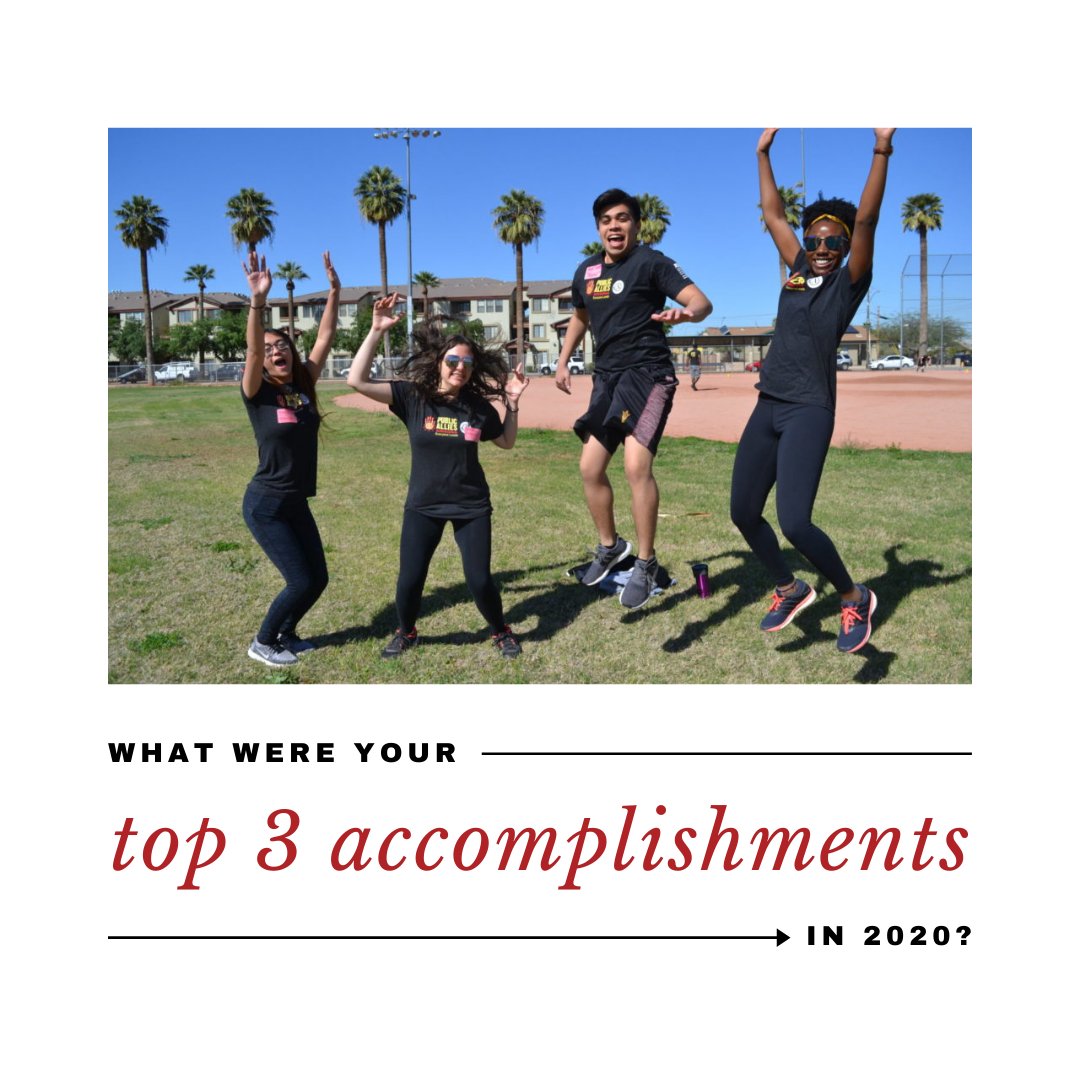 PublicAllies's tweet photo. As challenging a year as 2020 was, our network of diverse, values-driven leaders continued to shine ☀️ What are 3 things you accomplished in your work, education, activism, art, or life in general? https://t.co/6OsDfeFPew