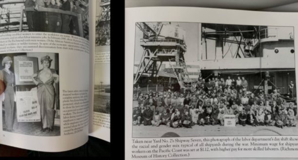 Kaiser and all the industrial work brought jobs for POC and women to CA. At this time the Fair Employment Practice Committee was created "banning discriminatory employment practices by Federal agencies and all unions and companies engaged in war-related work".