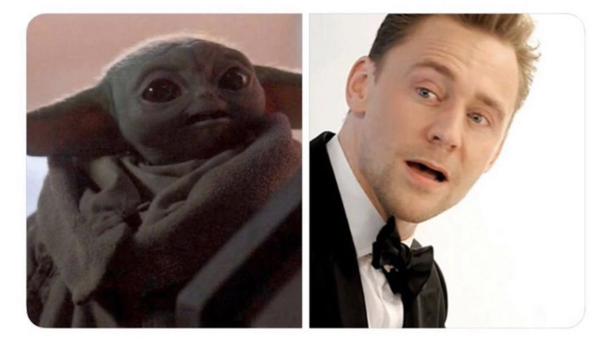 Tom Hiddleston as baby yoda — A thread