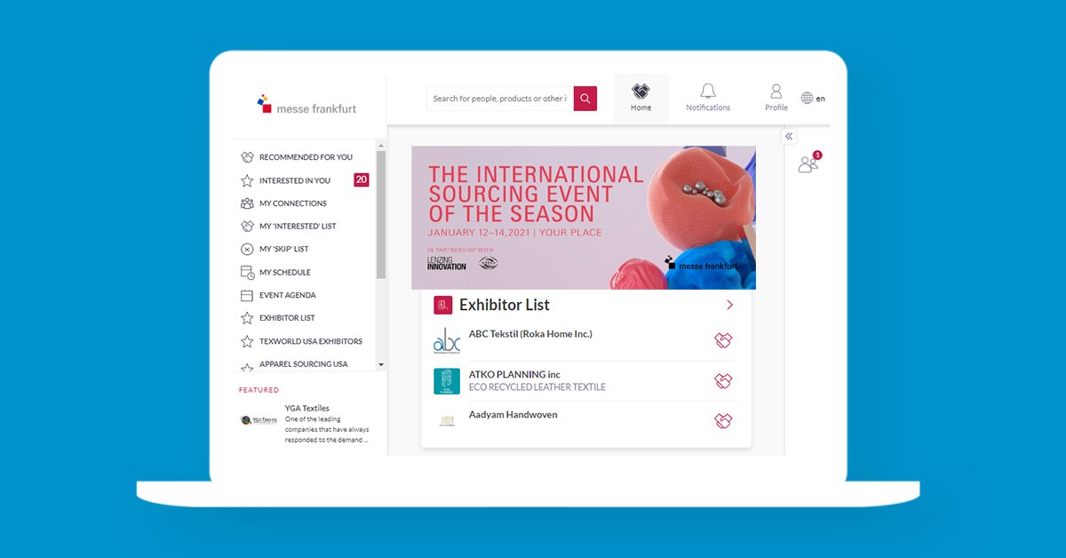 The Sourcing Event of the Season returns TODAY, and you don't even have to get out of bed! Tune in as we kick off @texworldnyc &amp; #ApparelSourcingNYC, Winter 2021 Virtual Edition. Sessions begin at 10:30 AM EST.
Log on: bit.ly/3bmWFHO 
or
Register: bit.ly/APPW21tw_Reg