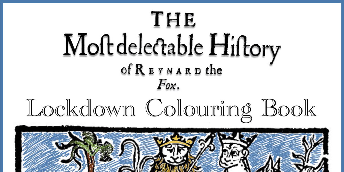 renart360's tweet photo. 🚨📢 Reynard's Lockdown Colouring Book - OUT NOW! 

While away the hours with some therapeutic colouring in of a distant relation of MS. Douce 360 🎨🖍️

Available here: https://t.co/h5bmKoi2Ft 

Aux crayons citoyens! 

#Lockdown3 #lockdownlearning #medievaltwitter #ReynardtheFox https://t.co/EFQ7HEmzXp