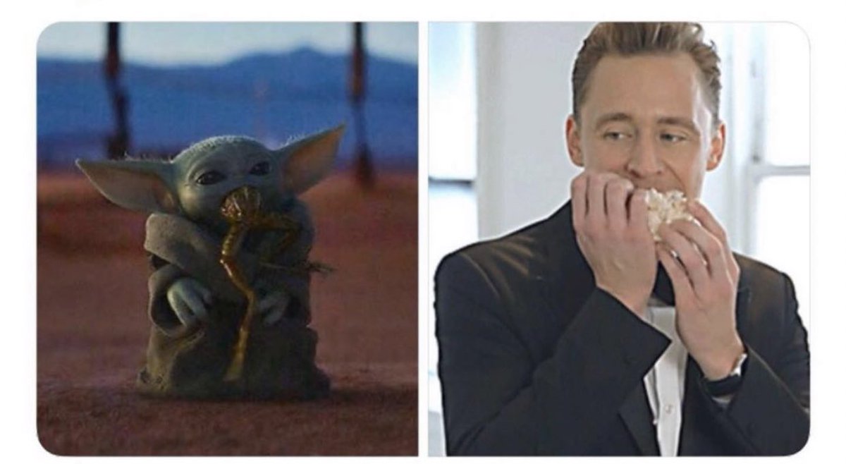 Tom Hiddleston as baby yoda — A thread