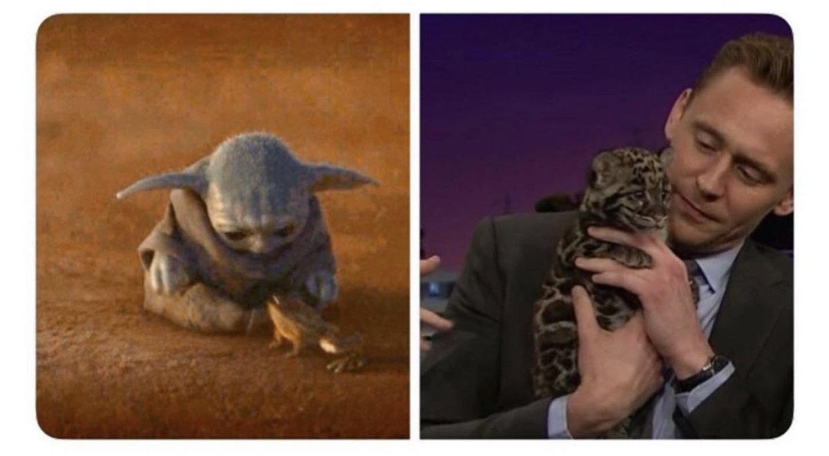 Tom Hiddleston as baby yoda — A thread