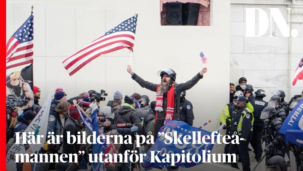 dagensnyheter's tweet photo. Här är de tidigare opublicerade bilderna på "Skellefteå-mannen" som var aktiv under stormningen av Kapitolium i USA.
https://t.co/E7bo0oMm8Z https://t.co/NhHpUhp2cD