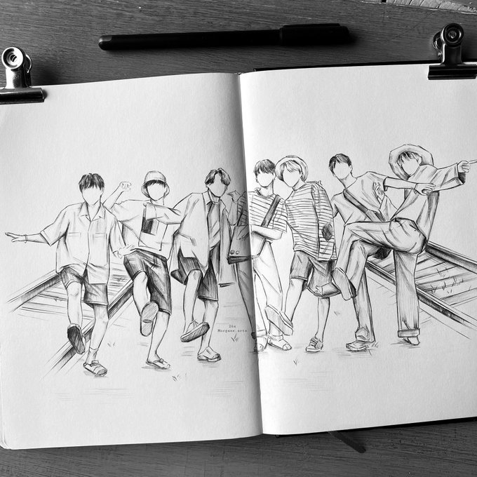 I love to do this kind of sketch 