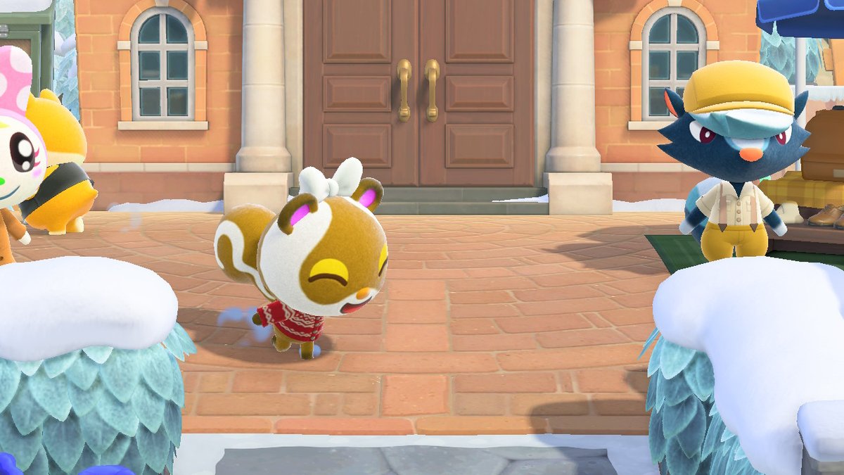 pin_nym's tweet photo. も、もんぺたんんんん！♡♡
リボンはずるいよー！

#もんぺ #どうぶつの森 #AnimalCrossing #ACNH #NintendoSwitch https://t.co/1rTb4SchAF