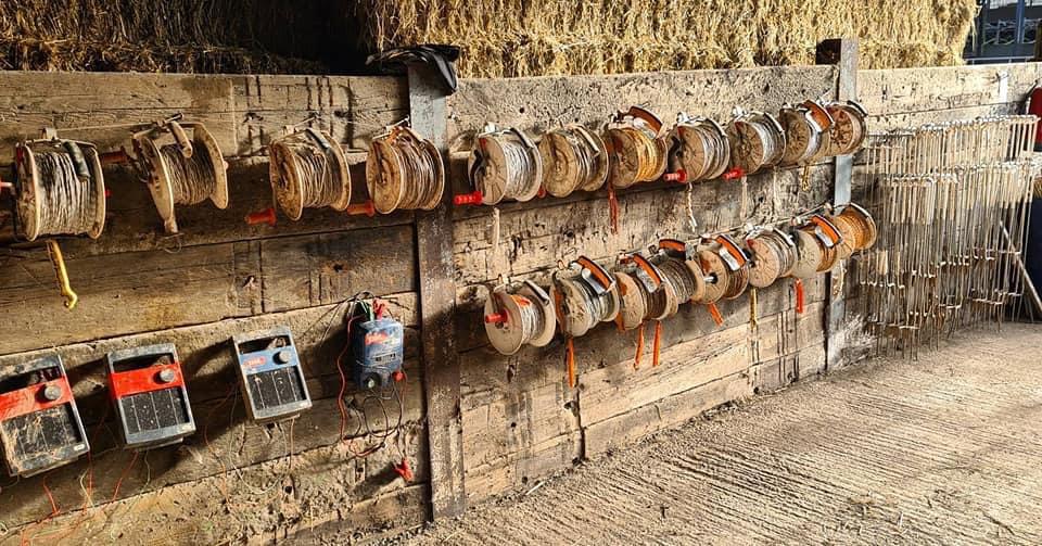 Now THATS impressive! 😵 Fantastic collection of energizers, reels and posts...image courtesy of <a href="/cups_on/">Cups On</a>! Anyone else willing to challenge <a href="/cups_on/">Cups On</a> for the biggest collection?! #electricfencing