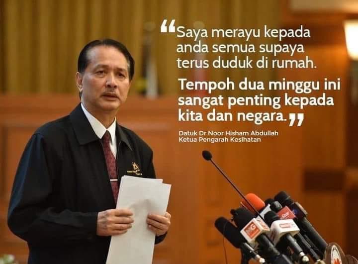 KKMPutrajaya's tweet photo. "I urge and appeal to all people to stay at home and refrain from holding or attending any social gatherings plus other non-essential outdoor activities as we battle the third wave of the pandemic, with bullish trend of #COVID19 infections."
- @DGHisham https://t.co/zEoVG0AIXj