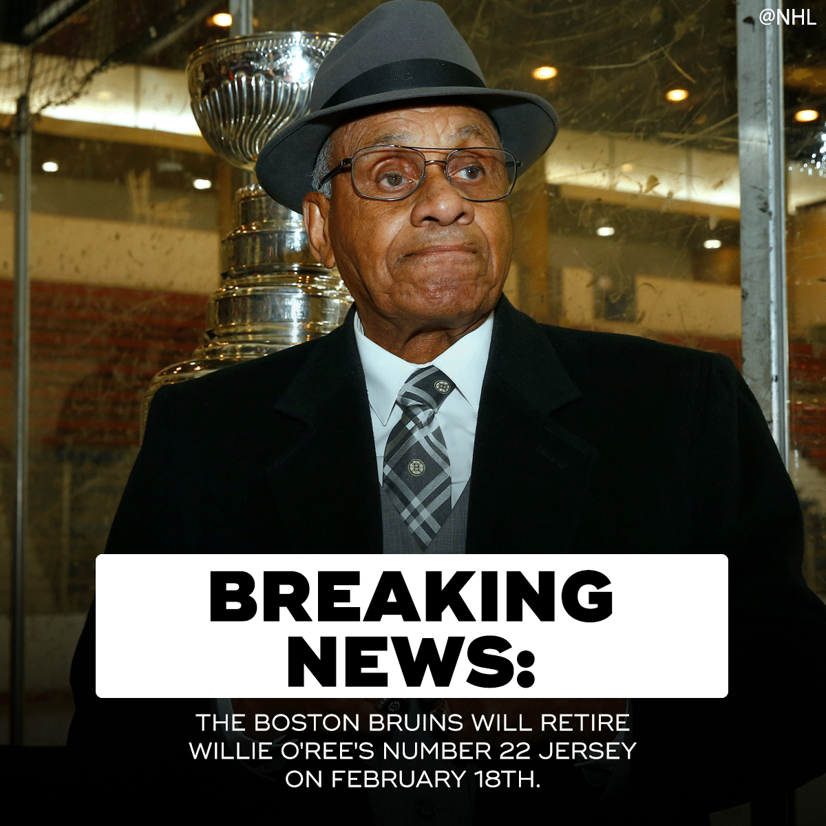A well-deserved honor from the <a href="/NHLBruins/">Boston Bruins</a> for one of hockey's greatest ambassadors.

Read more on <a href="/NHLdotcom/">NHL.com</a> ➡️ bit.ly/2LtWTlD