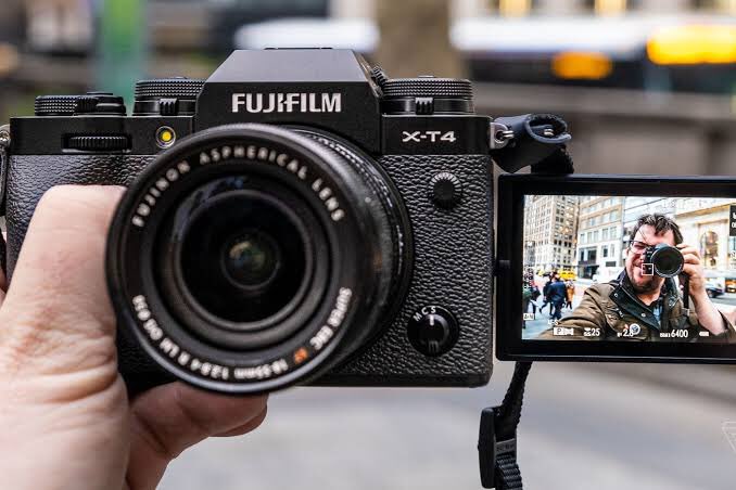 2. Fuji film X- T4-This is a 26 megapixel camera - This camera shoot 4K video 60p