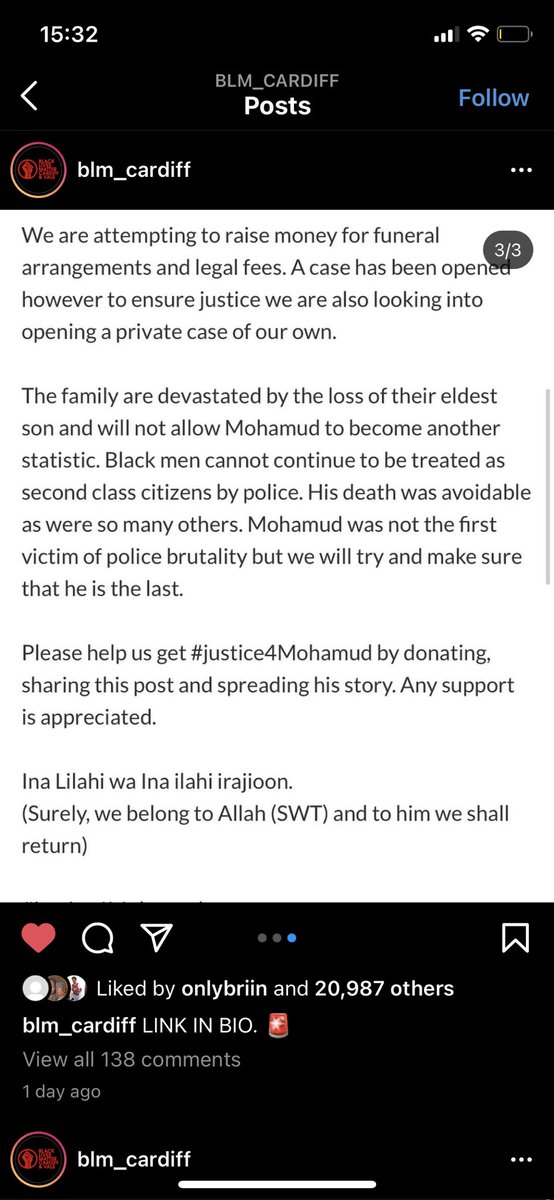milaaano1's tweet photo. why tf is no one talking about this?!
a somali black Muslim has died but I’m not seeing it everywhere. to the people who reposted it on their stories i recpec you. but is the world going to stay silent yet again. the injustice against black people has not stopped. open your eyes. https://t.co/G5sKalz6Xn