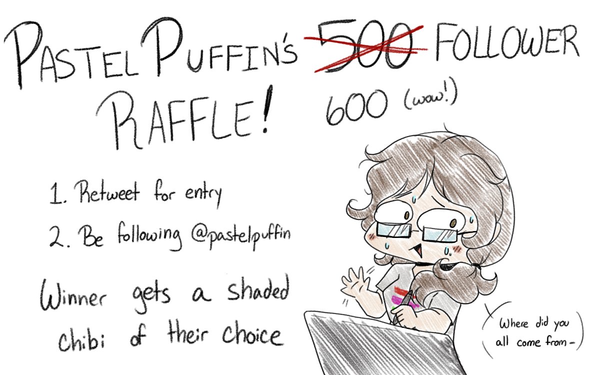 Raffle time! Winner will receive a shaded chibi of their choice.

Ends sometime on January 19 