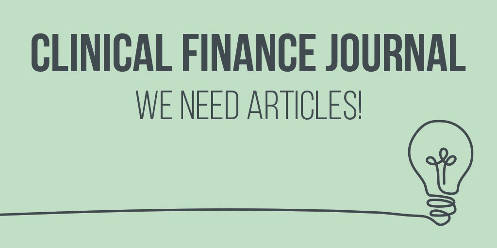 OneNHSFinance's tweet photo. We are looking for articles for the second edition of our Clinical Finance Journal 👀 This is your chance to share your work with others and become a published author! Find out more about the journal and read our first issue here: https://t.co/CyrdPGU9N6 https://t.co/uL3vnWua3t