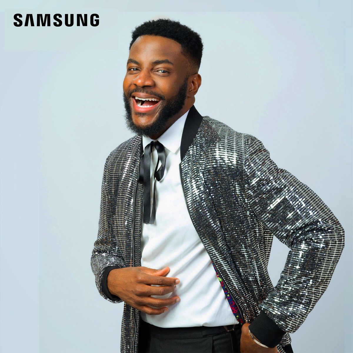 Ebuka's tweet photo. B R A N D  A M B A S S A D O R
Make way for a global icon and true Nigerian leader!!!
Hello @Samsung!!! Looking forward to an awesome journey with my @Samsung_Nigeria family. Let’s make magic together 🔌 https://t.co/qphTp1LwR9