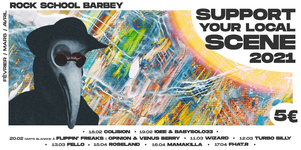 RS_Barbey's tweet photo. #ReportConcert
Les concerts #SYLS de @Roselandmusique, #MamaKilla et @terfa337 prévus en janvier sont reportés au mois d'avril.
Le concert de @Iamstramgram1 prévu le 28/01 est annulé.
Les billets achetés restent valables.
Infos et remboursements➡️ https://t.co/05yA3FgxBE https://t.co/CsjSTFZxxm
