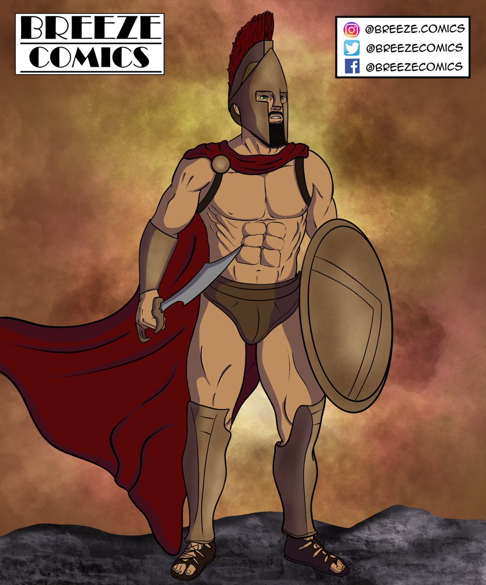 Spartan Warrior...#art #artist #artwork #digitalart #comicart #sparta #spartan #soldier #300film #ancientgreece