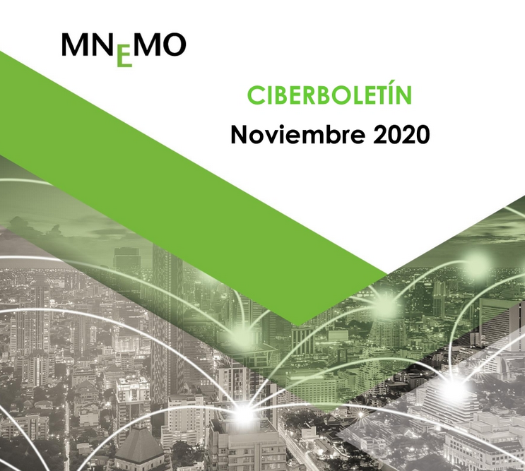 Mnemo_Mexico's tweet photo. Les compartimos el #Ciberboletín de Noviembre 2020, en donde presentamos un informe de diferentes temas relevantes de #Ciberseguridad como: vulnerabilidades, amenazas, noticias y recomendaciones a seguir.

➡️Consulta y descarga aquí: https://t.co/d8tdgsJt2w https://t.co/VYdFvfkMI3