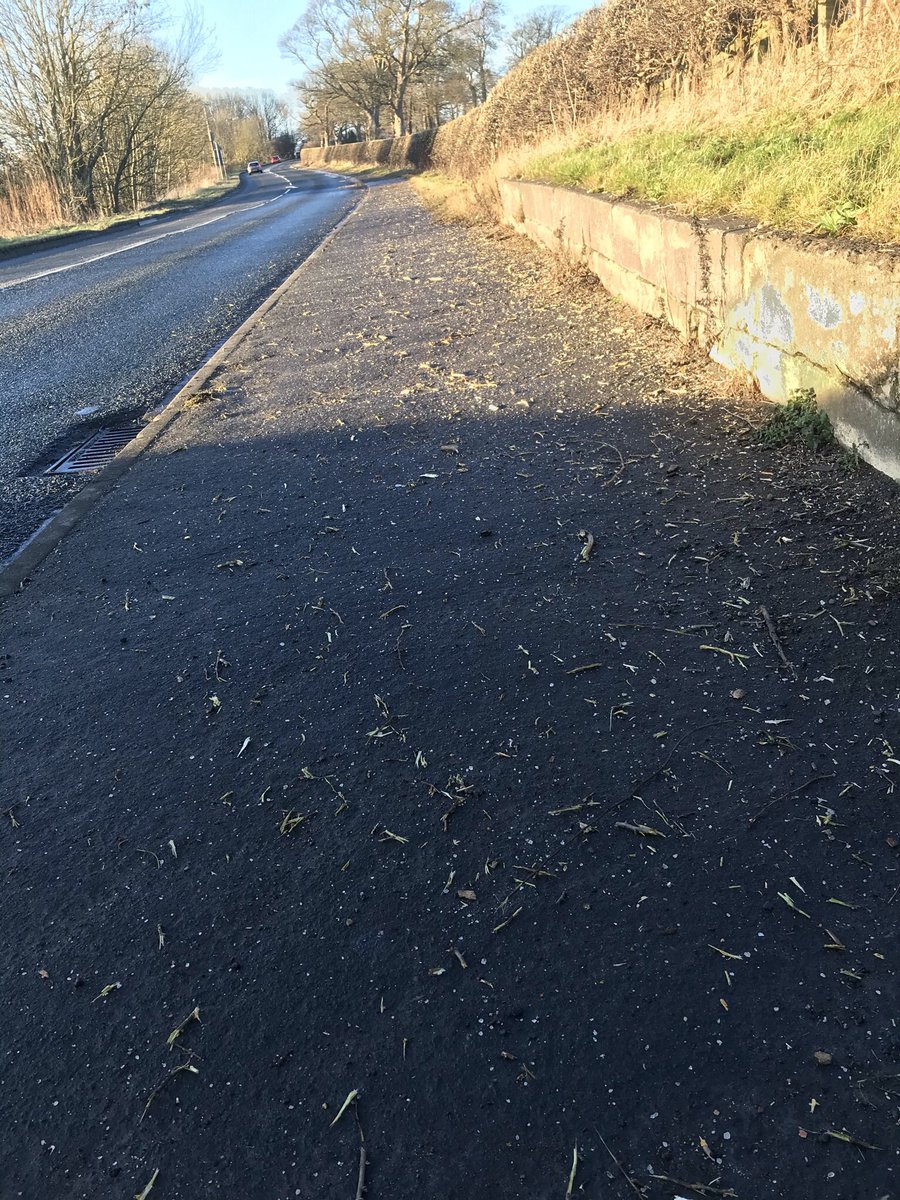 cycletourleader's tweet image. Frustrating when a #cyclist comes across a #sharedusepath to find it littered with #hedge cuttings. Must have been the #work of a #local #landowner because @DurhamCouncil would have tidied up after #cutting I #cycled on the #road as I don’t want #punctures