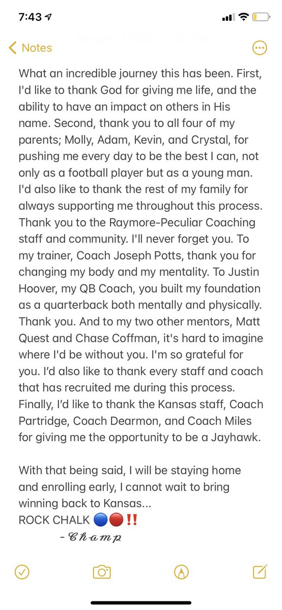 COMMITTED ‼️#RockChalk