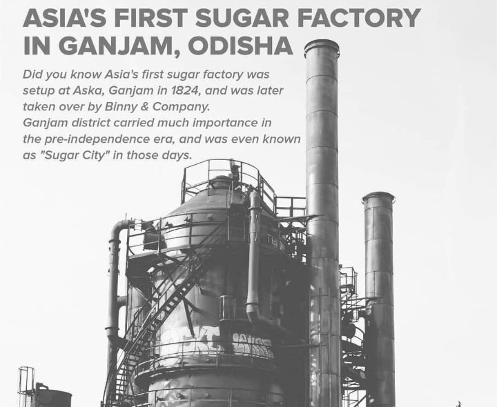 documented in Vienna's agricultural exhibition was Madras' Binny&Co! Binny had exhibited their "aska sugar"! Aska is the name of a famous agricultural town in Ganjam district of Odisha where Binny had their sugar mill as early as 1824. Madras Presidency too had its 3/n