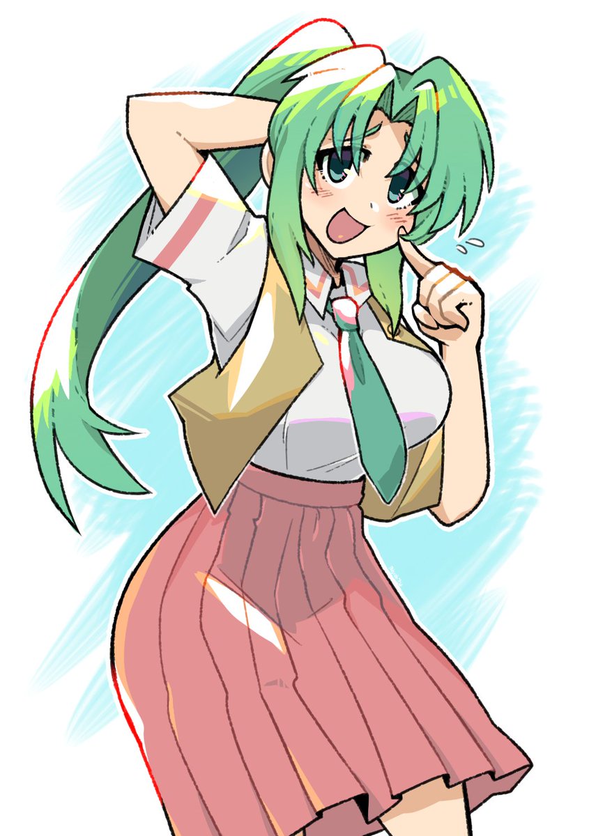 Blushily's tweet photo. mion sonozaki for Mikan07th! #higurashi https://t.co/lulLF6Sh0F