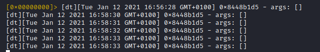 The resulting output of the '\\dt' command, which places the trace hook also indicates that the function address maps to an offset in ' http://libEncryptor.so ' ... let us call this a "nice confirmation"Some actions in the TikTok app ... trace logs for ttEncrypt-calls arrive