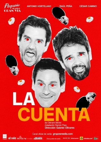 La nueva producción de @Elreloproduce se estrena el próximo 27 de enero en el Pequeño Teatro Gran Vía.

LA CUENTA, con Antonio Hortelano, César Camino y Raúl Peña. 

🎟️ bit.ly/2L0YWNJ