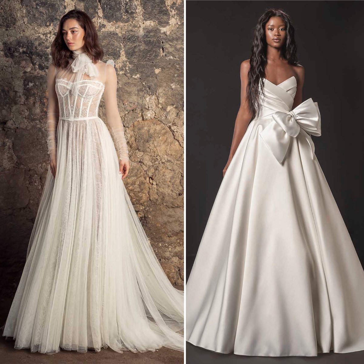 pninatornai's tweet photo. Which #OneCollection gown would you say yes to? Soon the whole collection will be available @KleinfeldBridal! Make sure to book an appointment to try them on.
Left: #Style4867PT
Right: #Style4879PT
Book an appointment: https://t.co/zlx8uZwndS
Photos: Dvir Kahlon https://t.co/B3tKZYMqMQ