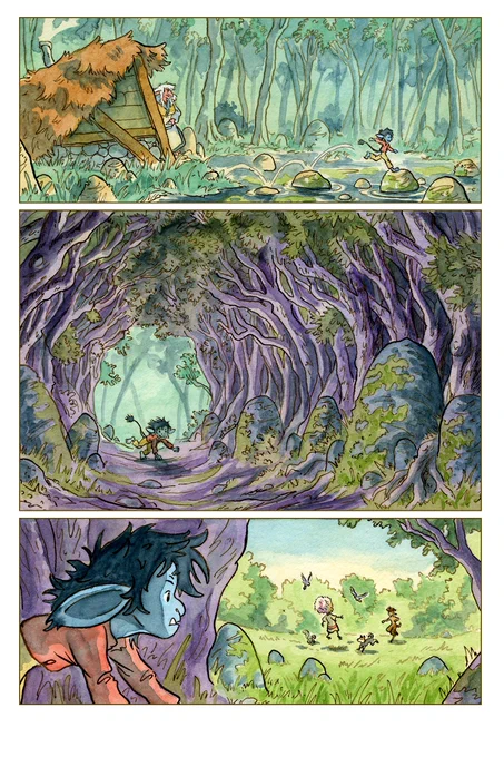 It's #PortfolioDay ! I'm a cartoonist and illustrator, specializing in watercolor works of fantasy and folklore.

Portfolio: https://t.co/4x71Xh2Hqo
Short Comics: https://t.co/W4tGMVijKd
Art Prints: https://t.co/c6MFAcL5HN
Graphic novels: https://t.co/DevJvGz70R 