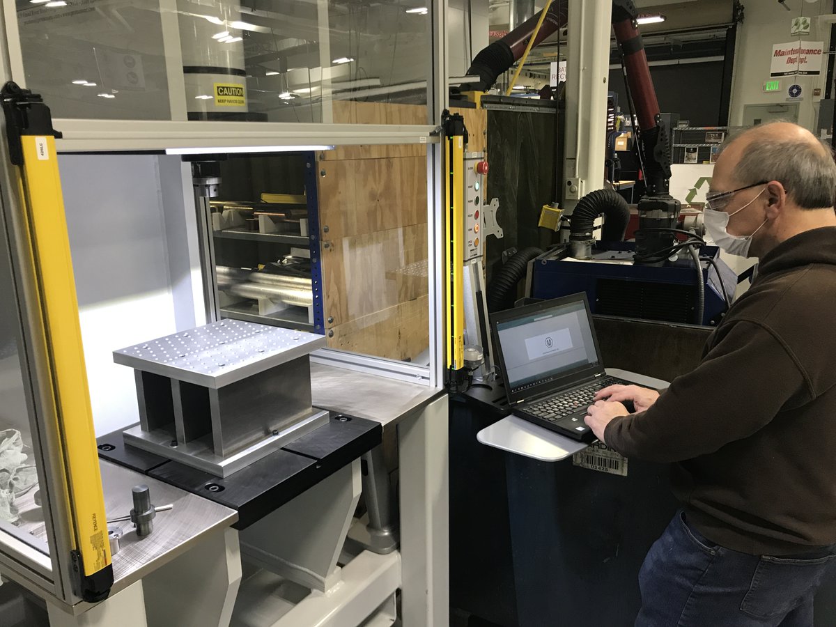 HyperthermJobs's tweet image. Hypertherm&apos;s Advanced Manufacturing Engineer, Jeffrey Cornish, boots up our labs new Promess Press.   

If you have experience as a Sr. Injection Molding Engineer apply at hypertherm.jobs.

#hypertherm #injectionmolding #toolingengineer #moldflow #hiring