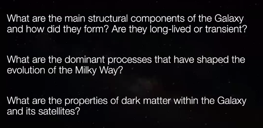 A few broad questions we're dealing with in dynamics: