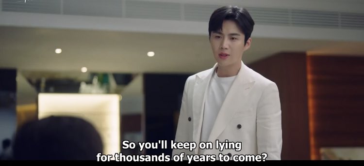 30. CHEONNYEON MANNYEON. Thousand years Ten thousand years. Dosan not believing in thousands of years since it is impossible considering the maximum life span BUT believing in thousands of years (Forever) to love Dalmi 