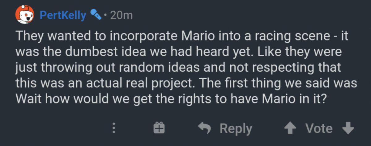 Context for the Mario thing: